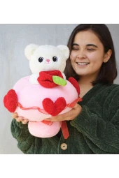 Peluş Ayıcık Sevgi Buketi Ve Hediye Seti Sevgililer Günü Doğum Günü Hediye thumbnail 1