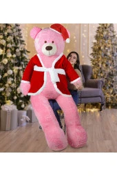 200 Cm Noel Baba Şapkalı Ayıcık Yeni Yıl ,yılbaşı Hediyesi - 1