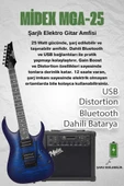 Maxword Grade-25AMP Blue Rosewood Yüksek Kalite 25W Amfili Elektro Gitar thumbnail 2