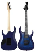 Maxword Grade-ST Blue Rosewood Klavye HH Yüksek Kaliteli Elektro Gitar thumbnail 4