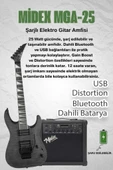 Maxword Grade-25AMP Gray Rosewood Yüksek Kalite Floyde Rose 25W Amfili Elektro Gitar thumbnail 2