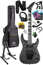 Maxword Grade-ST Gray Rosewood Klavye HH Yüksek Kaliteli Floyde Rose Elektro Gitar - 1