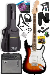 Midex RPH-30SB-50AMP Gül Klavye SSS 50W Amfili Elektro Gitar Seti - 1