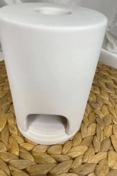 Palo Santo Doğal Tütsülük Buhurdanlık Beyaz Buhardanlık - 3