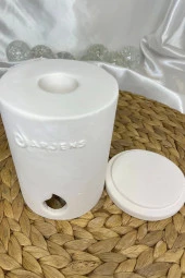 Palo Santo Doğal Tütsülük Buhurdanlık Beyaz Buhardanlık - 5