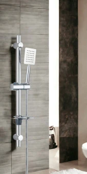 T-MAY Sart Oval Borulu Hareketli Sürgülü Duş Seti Üst Takımı thumbnail 1