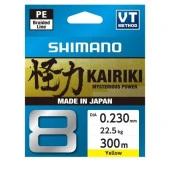 Shimano Kairiki 8 300m Yellow 0.230mm/22.5kg thumbnail 1