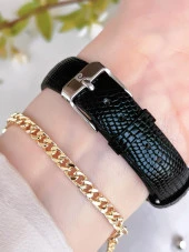 PİERRE CARDİN Deri Kordon Kadın Kol Saati 30 Mt Su Gecirmez+Bileklik PR.08.KD.2002F07 thumbnail 4