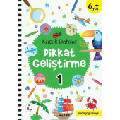 Küçük Dahiler Dikkat Geliştirme Seti - 6+ Yaş-2 Kitap Takım - 1