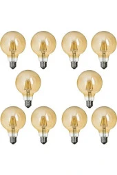 ORBUS Ga95 4.8w E27 Globe Sarı Işık Rustik Led Ampul 10'lu Paket - 1