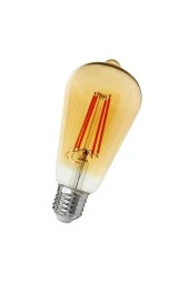 ORBUS St64 4w Filament Bulb Amber E27 300lm Ampul - 2200k Sarı Işık - 1