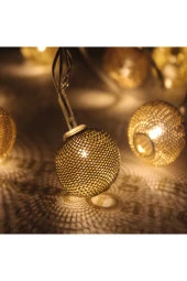 ORBUS Metal LED Işık Zinciri 10 Adet Metal LED USB'li 1.5Metre - 1