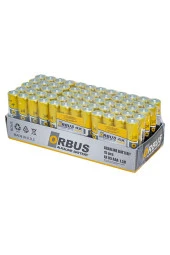 ORBUS Aaa Alkalin Ince Kalem Pil 60lı Paket Orb-lr03 - 2