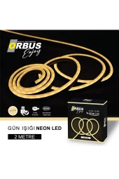 ORBUS Neon Şerit Led 3000K Gün Işığı 2 Metre USB'li - 2