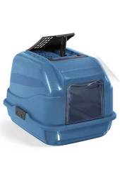 Imac EasyCat Kapalı Kedi Tuvaleti Mavi 40*50*40 Cm - 1