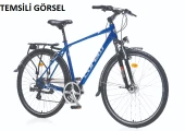 28J CORELLİ ÖZEL SERİ GOWITH 1.0 ŞEHİR BİSİKLET - MAVİ SİYAH - 49 KADRO - 1