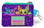Coral High Mor Yeşil Kedi Desenli Bozuk Para Çantası - Kız Çocuk - 2