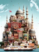 Anatolian 1000 Parça Tophane Puzzle - Yasin Yaman thumbnail 2
