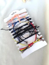 Bileklik 10 Adet Karışık Kuru Kafa Kedi Kalp SonsuzlukTakı Kadın Kız thumbnail 3