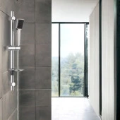 T-MAY Arya Oval Borulu Hareketli Sürgülü Duş Seti Üst Takımı - 1