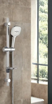 T-MAY Ayvacık Oval Borulu Hareketli Sürgülü Duş Seti Üst Takımı - 1