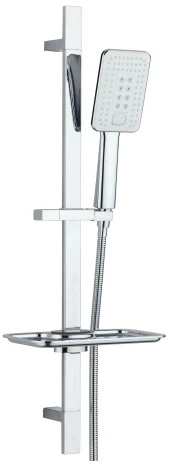 T-MAY Çınar Kare Borulu Hareketli Sürgülü Duş Seti Üst Takımı - 2