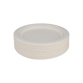Karton Tabak 22 cm 50 'li Adet, Tek Kullanımlık Pasta, Kek, Parti Için Kağıt Tabak - 2