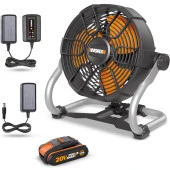 WORX WX095 20Volt 2.0Ah. Li-ion 242mm Profesyonel Hibrit Şantiye Fanı/Vantilatör - 1