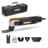 WORX WX686 250Watt Profesyonel Çok Amaçlı Devir Ayarlı Kesme Raspalama ve Zımpara + 19 Adet Aksesuar - 1
