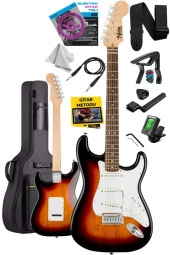 Midex Rph-30Sb Gül Klavye Strat Kasa Sss Elektro Gitar Seti - 2