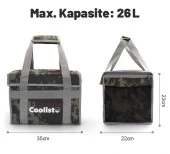 Coolist CL26C 26 Litre Katlanabilir Termos Bez Çanta / Buzluk thumbnail 3