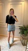 Twist Model Kotlu Tasarım Elbise Etek Kombinli Elbise - 1
