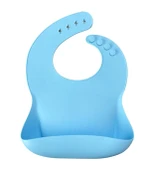 Oioi Basıc Silikon Mama Önlüğü Mineral Blue 1020053 - 1