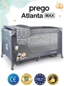 Prego Atlanta Max Oyun Parkı 70x120 Gri 8056 - 1