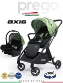 Prego Axis 360 Derece Dönebilen Çift Yönlü Travel Bebek Arabası Yeşil 2242 - 1