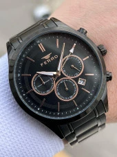 FERRO İç Fonksiyonları Aktif Chronograph 30 Mt Su Geçirmez Erkek kol Saat xf0025 - 1
