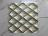 Renkli Duvarlar 70x70cm 1 Adet Yapışkanlı 3D Modern Geometrik Desenli Salon Mutfak Duvar Kağıdı Paneli NW152 - 2