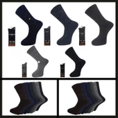 Uyguna-Yakala 41-44 Bogaziçi Kışlık Havlu Pamuk Erkek Çorabı-RAP.182 - 2