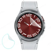 Watch6 Classic 43mm 2 Adet Uyumlu Şeffaf Ultra koruyucu Nano Jelatin thumbnail 3