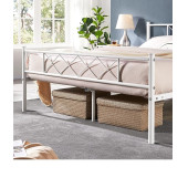 HFT HOME Metal Karyola, Çınar Metal Karyola , Ölçü ve Renk Seçenekli 21 140x200 BEYAZ - 6