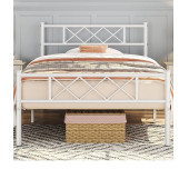 HFT HOME Metal Karyola, Çınar Metal Karyola , Ölçü ve Renk Seçenekli 21 150x200 BEYAZ - 4