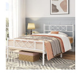 HFT HOME Metal Karyola, Çınar Metal Karyola , Ölçü ve Renk Seçenekli 21 90x200 BEYAZ - 3