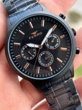 FERRO İç Fonksiyonları Aktif Chronograph 30 Mt Su Geçirmez Erkek kol Saat xf0049 thumbnail 2