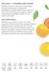 Derminix Kolajen + C Vitamini Kağıt Maske - 1