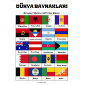 Ülke Bayrakları BOYAMA-Çizme Kitabı - 2