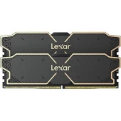 BIGBOY LEXAR THOR RAM DT GAMING DDR5 UDIMM 32GB KIT 2X16GB 288PIN 6000 CL32 1.3V MEMORY WITH HEATSINK DUAL PACK BLACK COLOR LD5U16G60C32LG-RGD - 1
