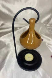 Buhardanlık Metal Ayaklı Buhurdanlık Kahve thumbnail 1