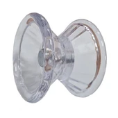Akrilik şeffaf cam kapı için tekli çift taraflı çekme kulbu, kolu, çekmesi, topuzu, tokmağı - 1