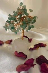 Doğaltaş Yeşim Taşı Doğal Taş Bakır Hayat Ağacı Tansiyon Taşı - 1