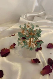 Doğaltaş Yeşim Taşı Doğal Taş Bakır Hayat Ağacı Tansiyon Taşı - 2